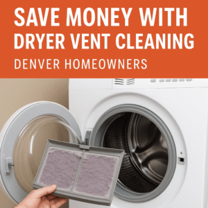 damaged dryer vent in need of repair