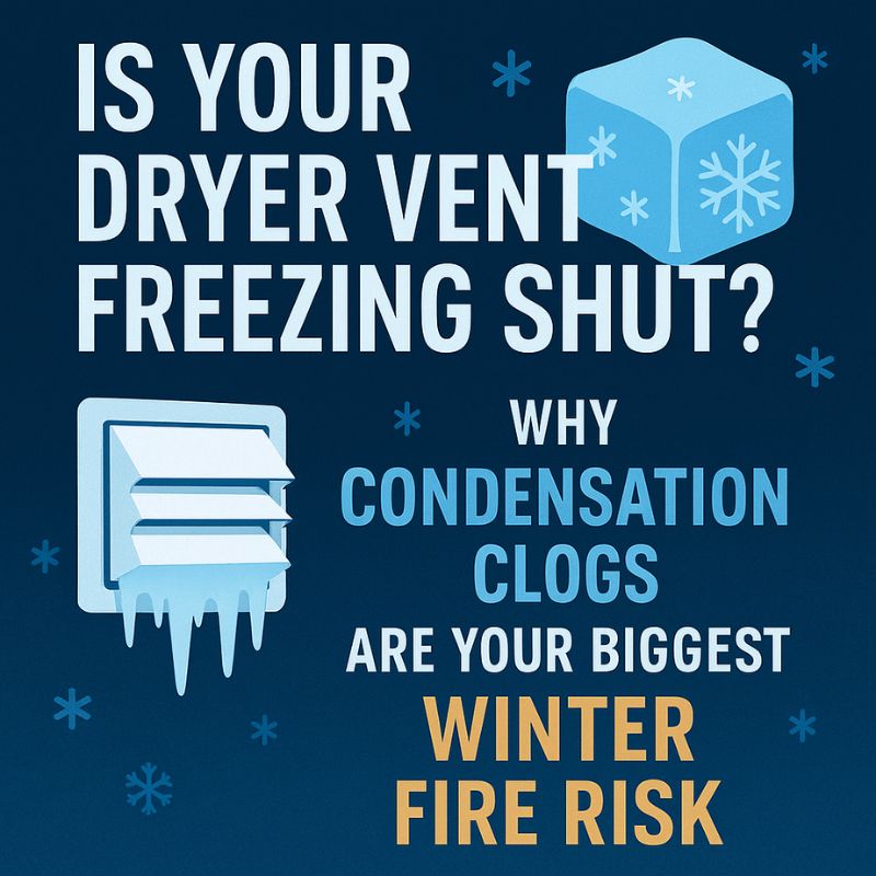 dryer vent freezing shut
