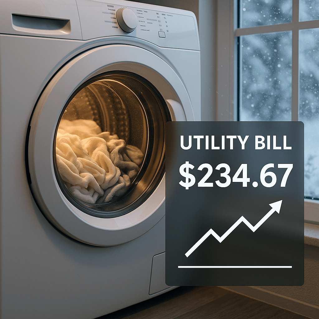 The real cost of damp laundry