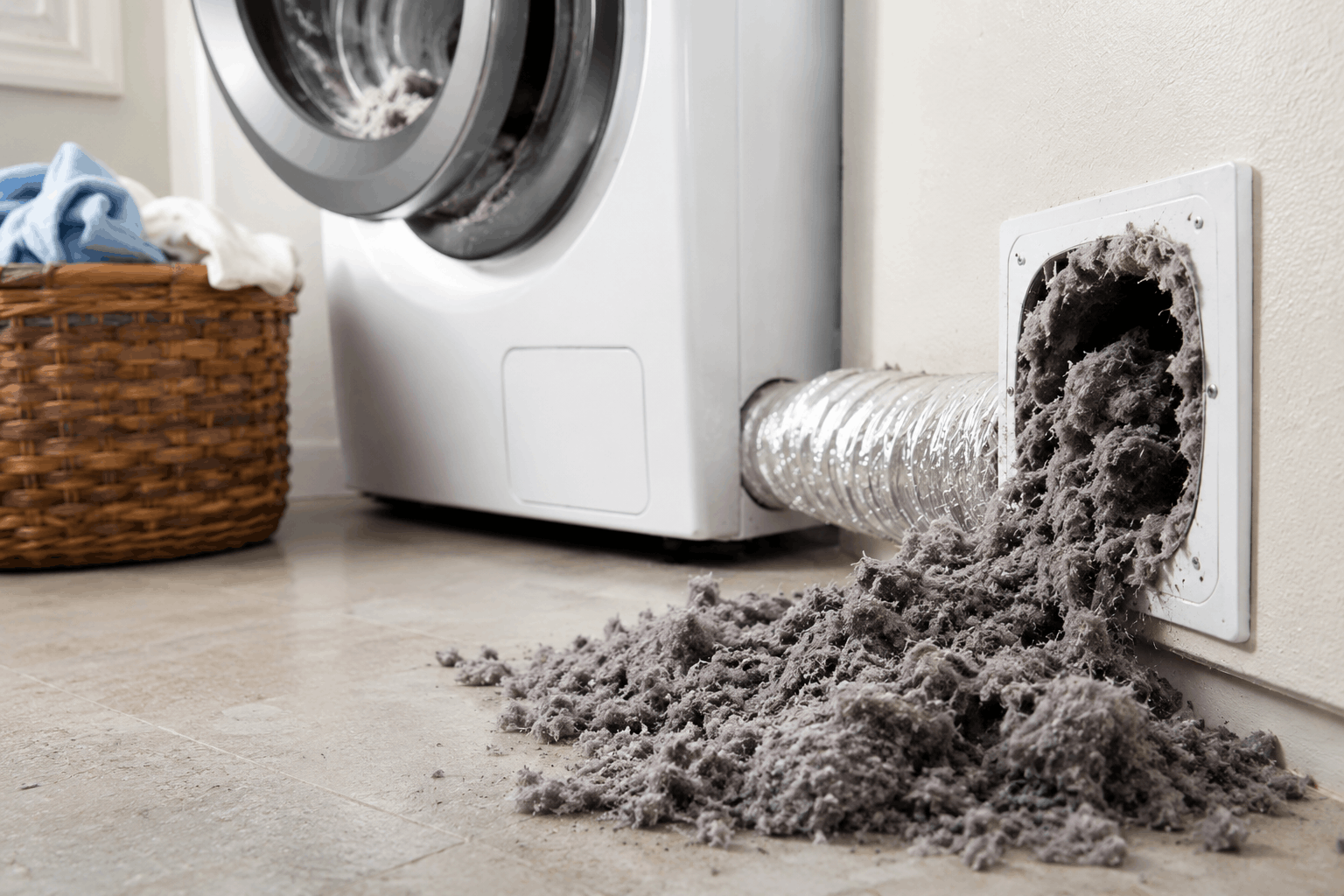 clogged dryer vent hurts indoor air quality