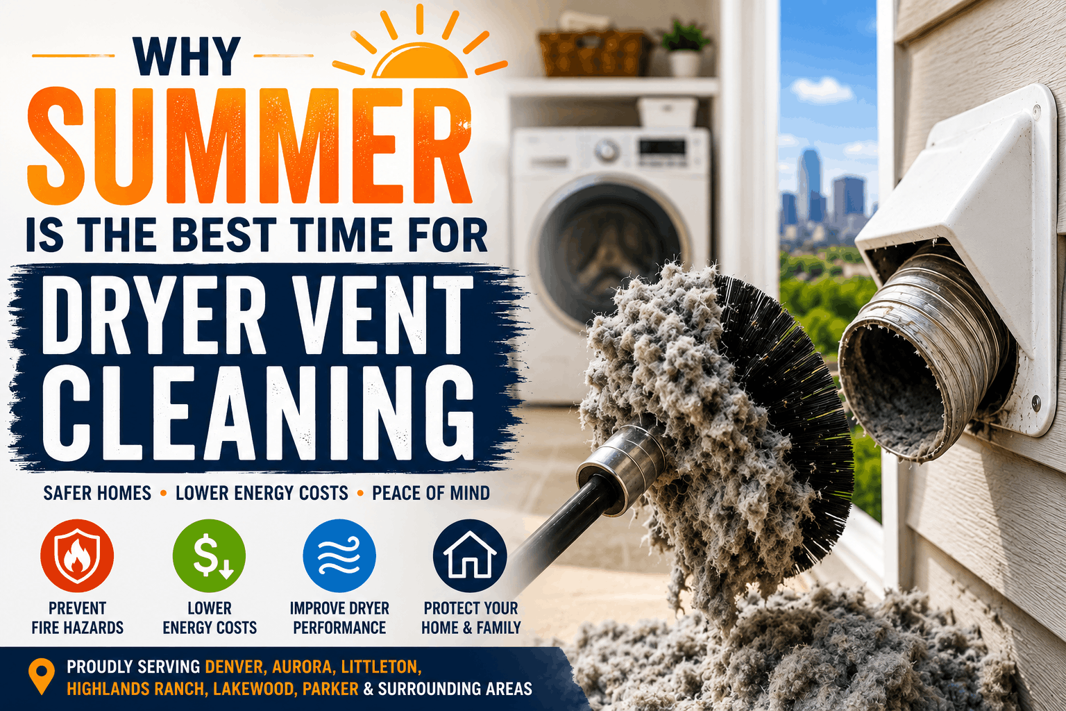summer dryer vent cleaning